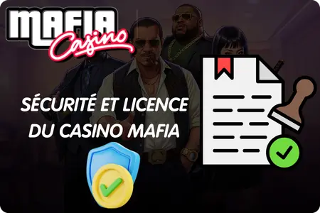 Sécurité et licence de Mafia Casino - vérifié et protégé par SSL